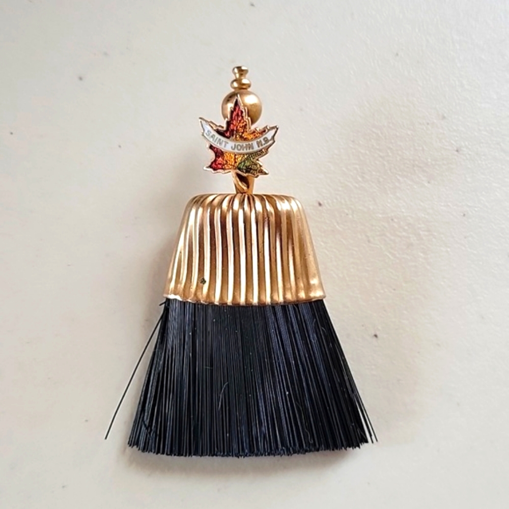 Saint John N.B. Canada Mini Whisk Broom